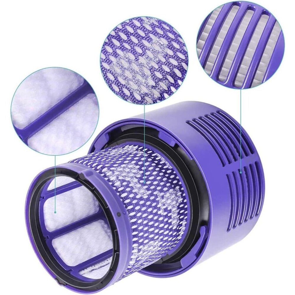 4 Pack Hepa Filter Replacement for Dyson V10 SV12 Cordless Vacuum & Clean Brush - Picture 3 of 6